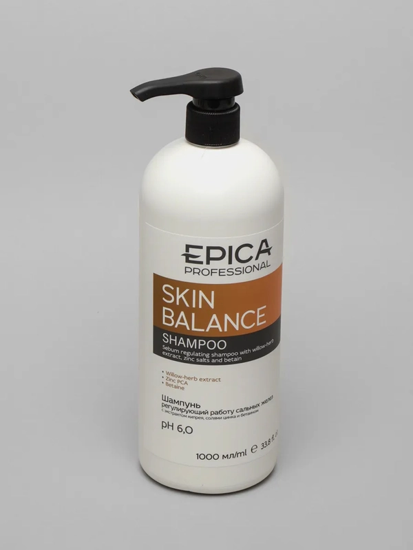 Epica Professional Skin Balance Шампунь регулирующий работу сальных желез, Эпика 1000 мл