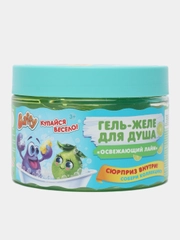 Гель-желе для душа Baffy D0152-L детский с сюрпризом "Освежающий лайм", 300 мл