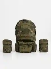 Тёмно-зелёный рюкзак тактический армейский, походный 26 л, 50 л