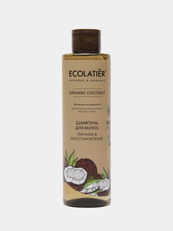 Шампунь для волос Питание и Восстановление Ecolatier Green 250 мл