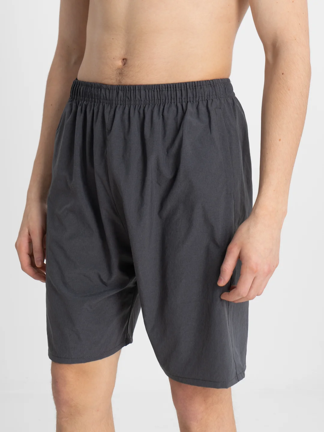 Серый trendd / Шорты базовые Unisex с карманами и эластичной талией