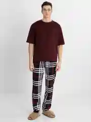 Красный мужские брюки, домашние