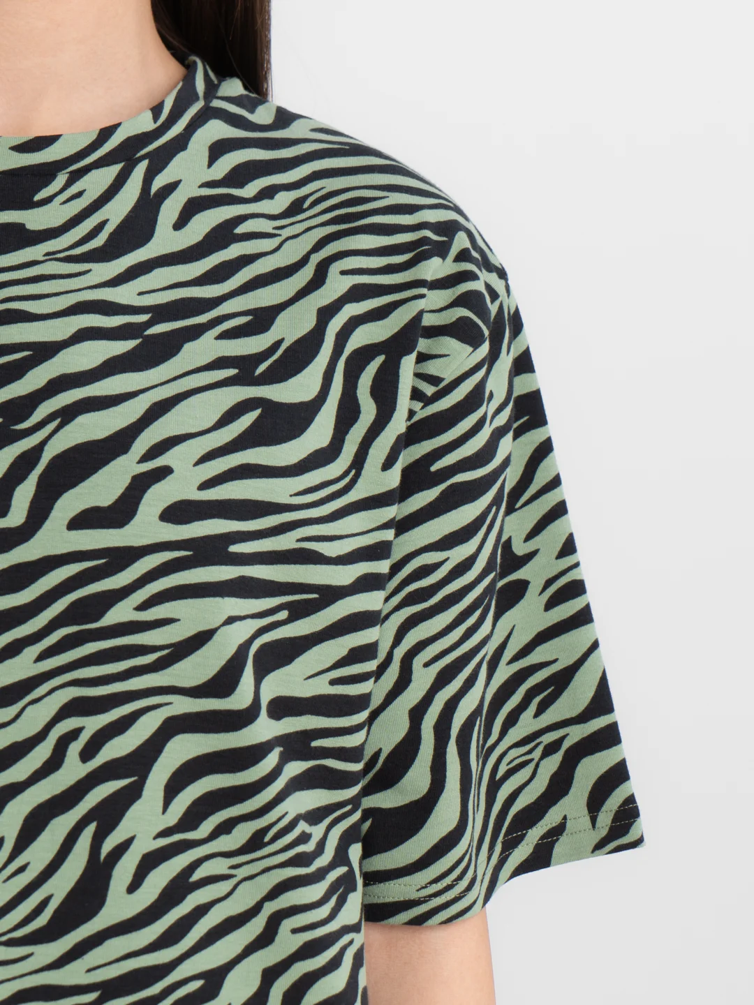 Оливковый платье-футболка Oversize, короткая туника, большие размеры 42-60