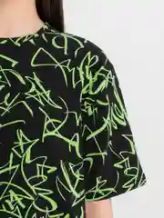 Салатовый платье-футболка Oversize, короткая туника, большие размеры 42-60