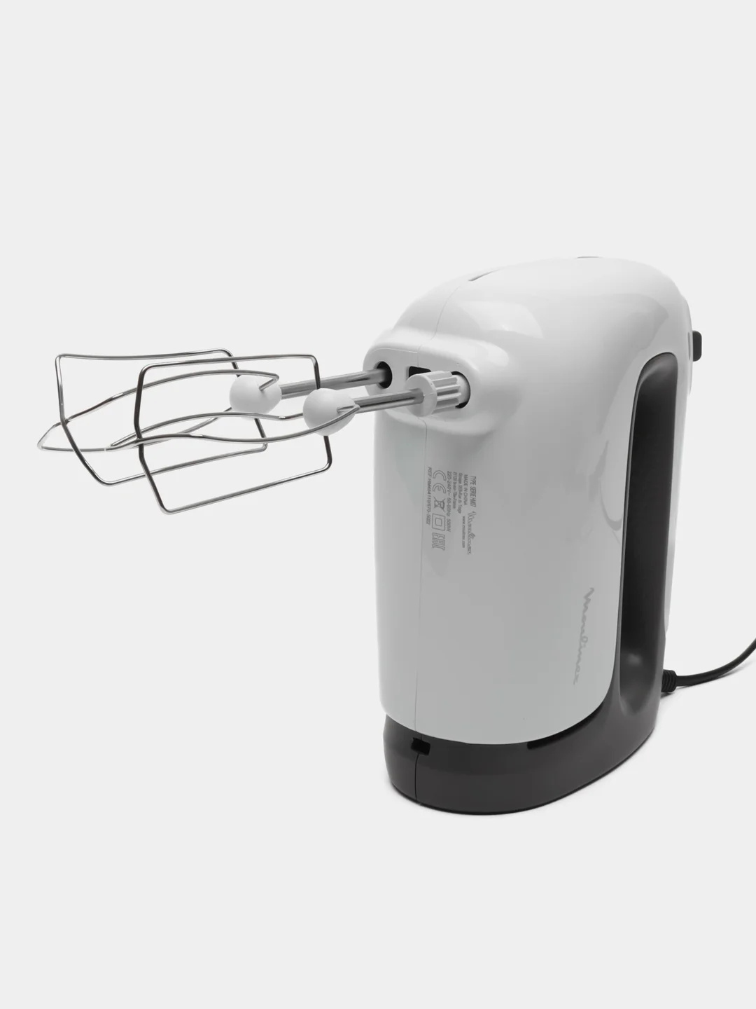 Миксер Moulinex HM464110, White/Gray