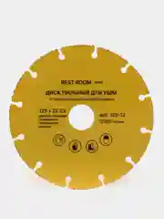 Круг отрезной по дереву с гвоздями 125х22,  Диск пильный Best Room