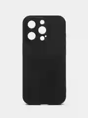 Угольный чехол для iPhone 15, 15 Pro, 15 Pro Max, со стеклянной панелью и защитой камеры