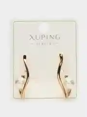 Золотой серьги Xuping гипоаллергенный медицинский сплав