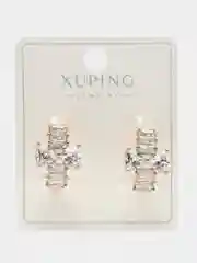 Белый серьги Xuping гипоаллергенный медицинский сплав