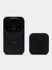 Белый умный дверной WIFI звонок, с видеокамерой, видеоглазок, видеодомофон
