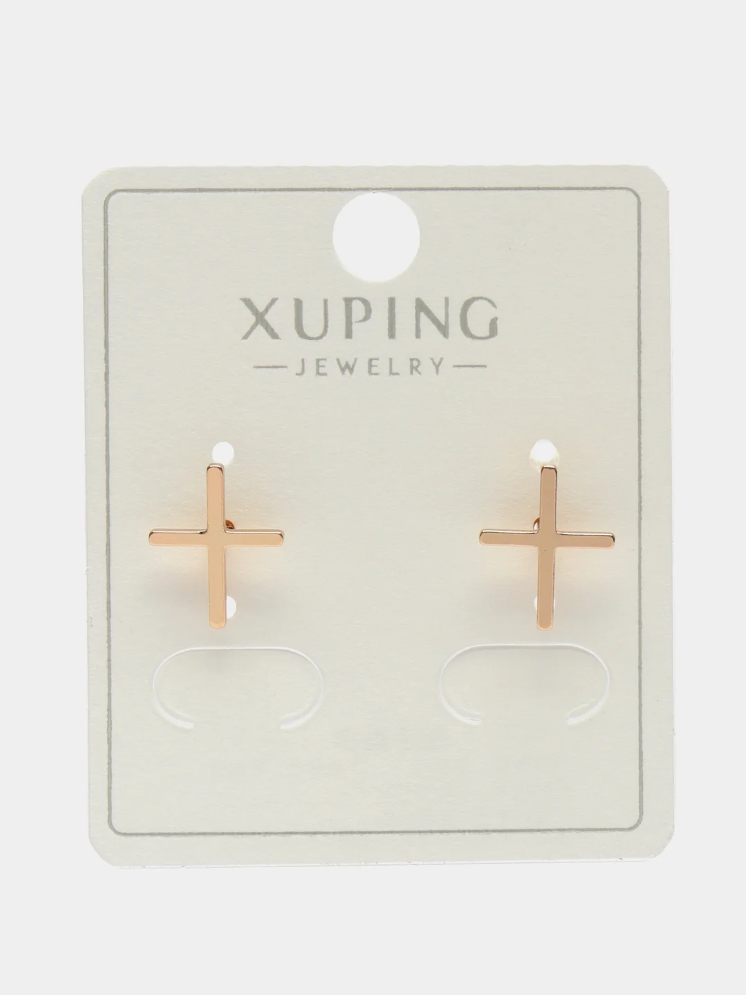 Золотой серьги Xuping гипоаллергенный медицинский сплав
