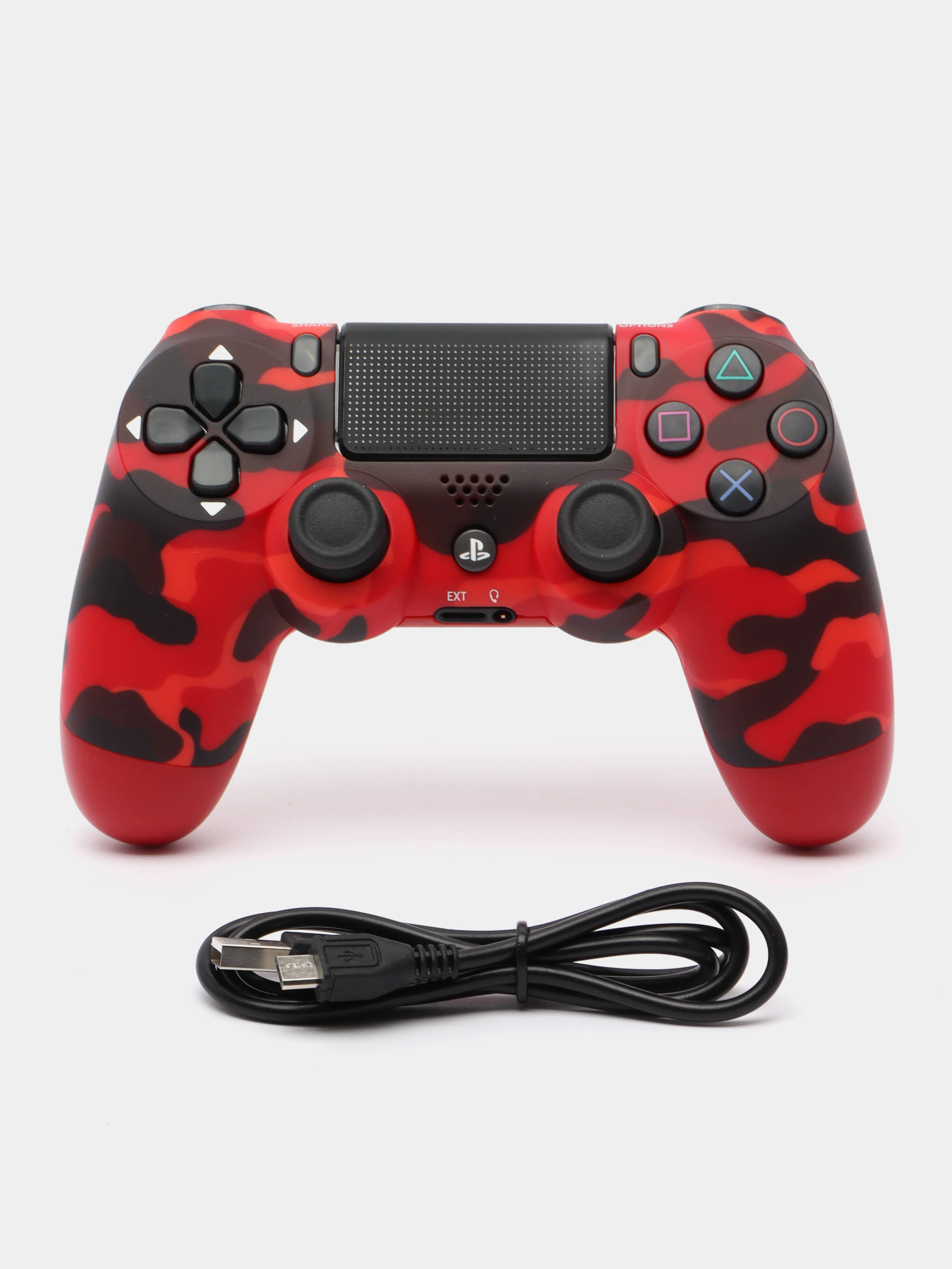 Алый беспроводной геймпад-джойстик DualShock 4 для PS4, PS5 и ПК