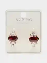 Красный серьги Xuping гипоаллергенный медицинский сплав