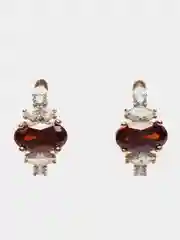 Красный серьги Xuping гипоаллергенный медицинский сплав