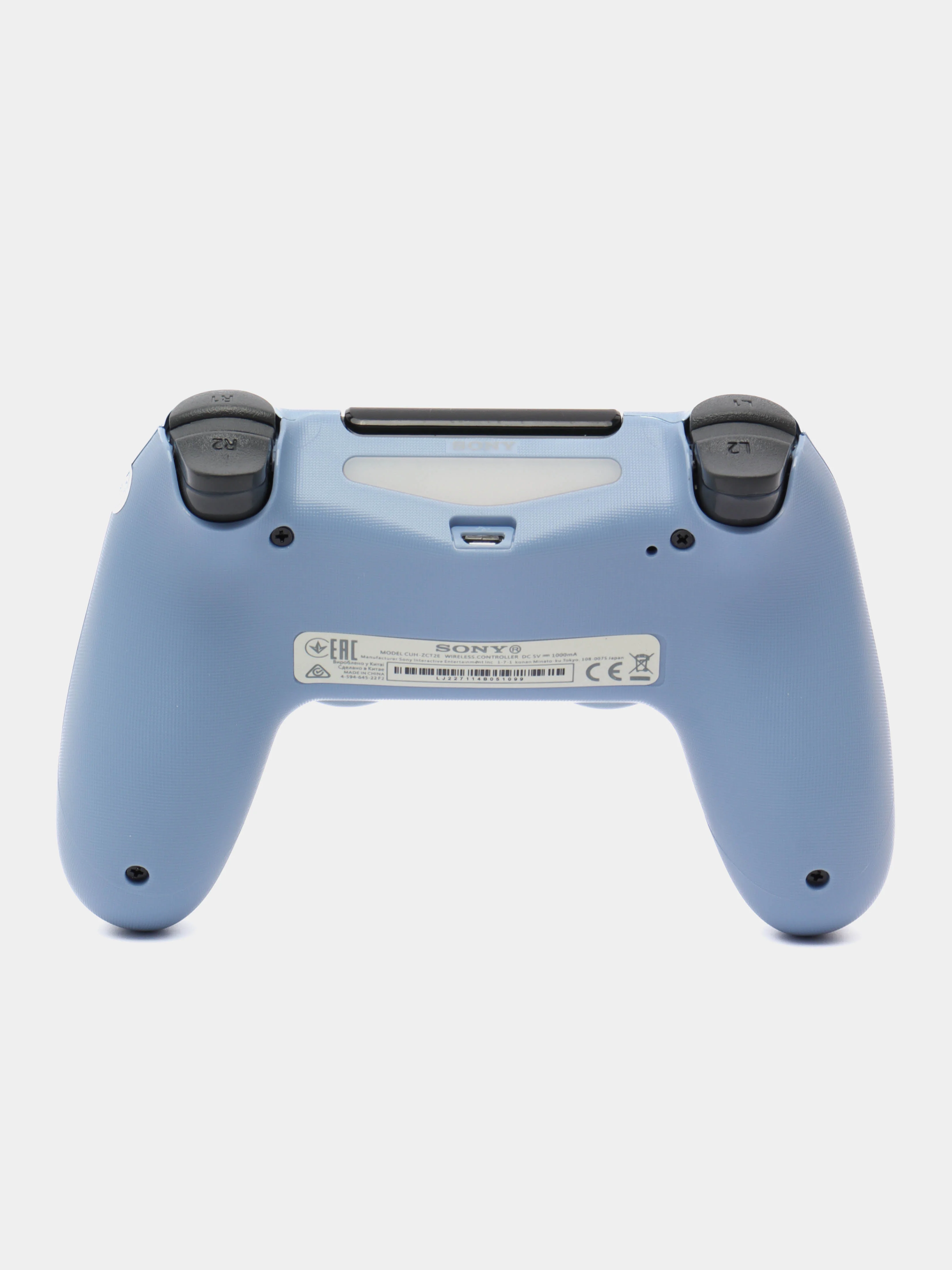 Голубой беспроводной геймпад-джойстик DualShock 4 для PS4, PS5 и ПК
