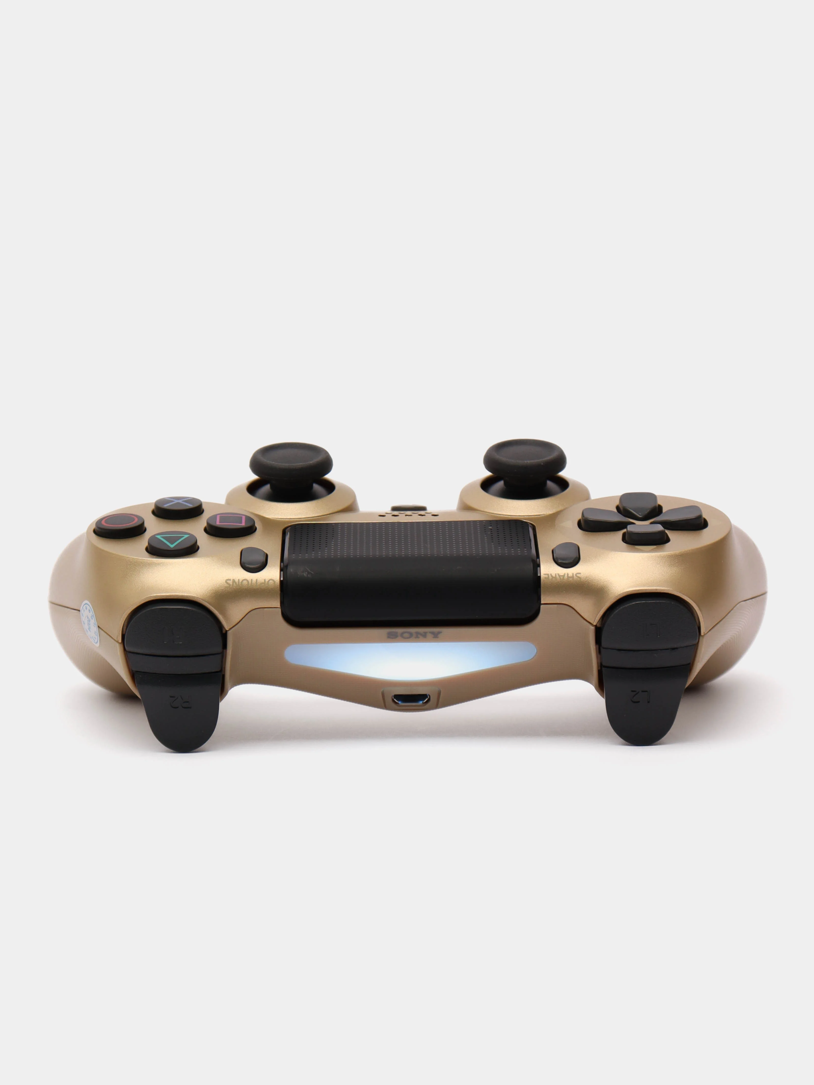 Золотой беспроводной геймпад-джойстик DualShock 4 для PS4, PS5 и ПК