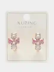 Зеленый серьги Xuping гипоаллергенный медицинский сплав