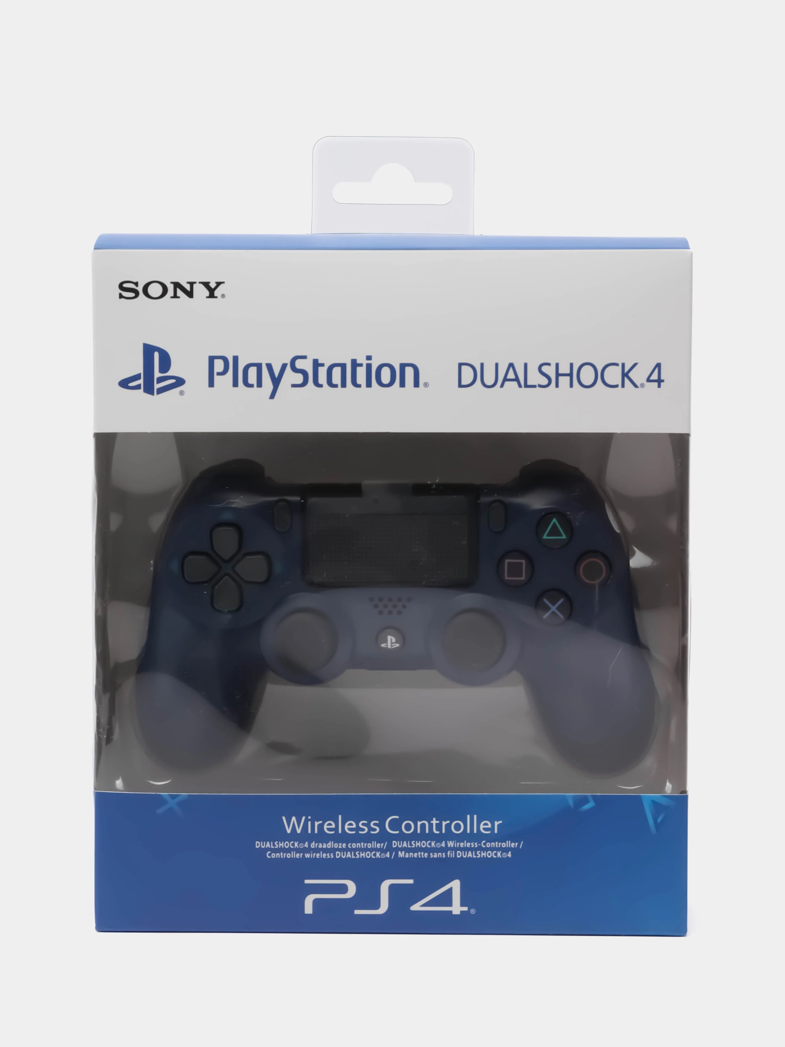Синий меланж беспроводной геймпад-джойстик DualShock 4 для PS4, PS5 и ПК