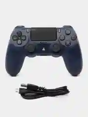 Синий меланж беспроводной геймпад-джойстик DualShock 4 для PS4, PS5 и ПК