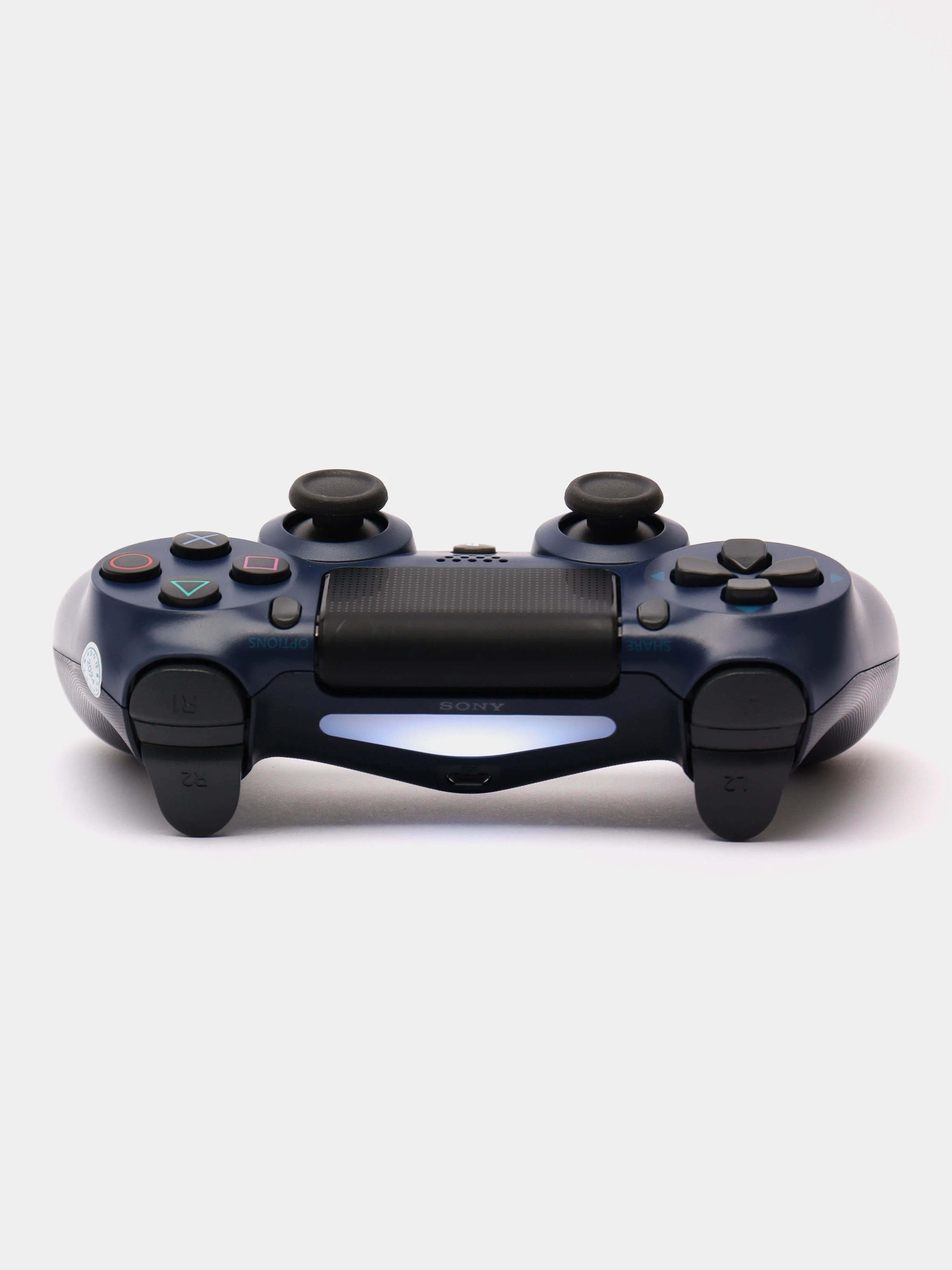Синий меланж беспроводной геймпад-джойстик DualShock 4 для PS4, PS5 и ПК
