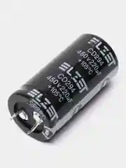 220мкФ 450в Конденсатор электролитический 220UF 450V 105C 25х40мм JCCON