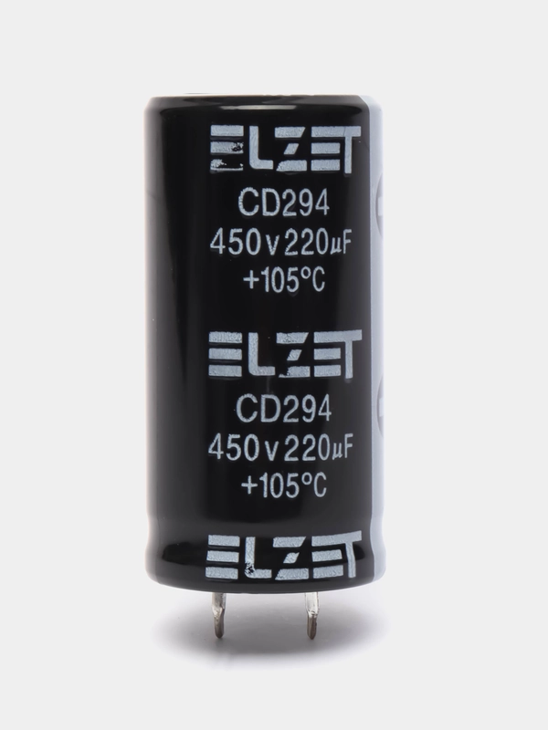 220мкФ 450в Конденсатор электролитический 220UF 450V 105C 25х40мм JCCON