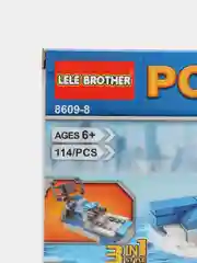 Угольный конструктор Полицейский участок, совместимо с лего (LEGO)