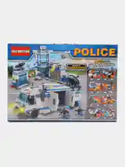 Угольный конструктор Полицейский участок, совместимо с лего (LEGO)