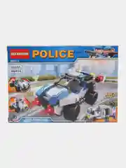 Голубой конструктор Полицейский участок, совместимо с лего (LEGO)