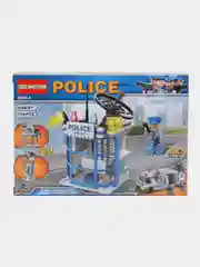 Красный конструктор Полицейский участок, совместимо с лего (LEGO)