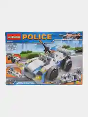 Тёмно-серый конструктор Полицейский участок, совместимо с лего (LEGO)