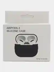 Черный силиконовый чехол для наушников AirPods Pro 3 series