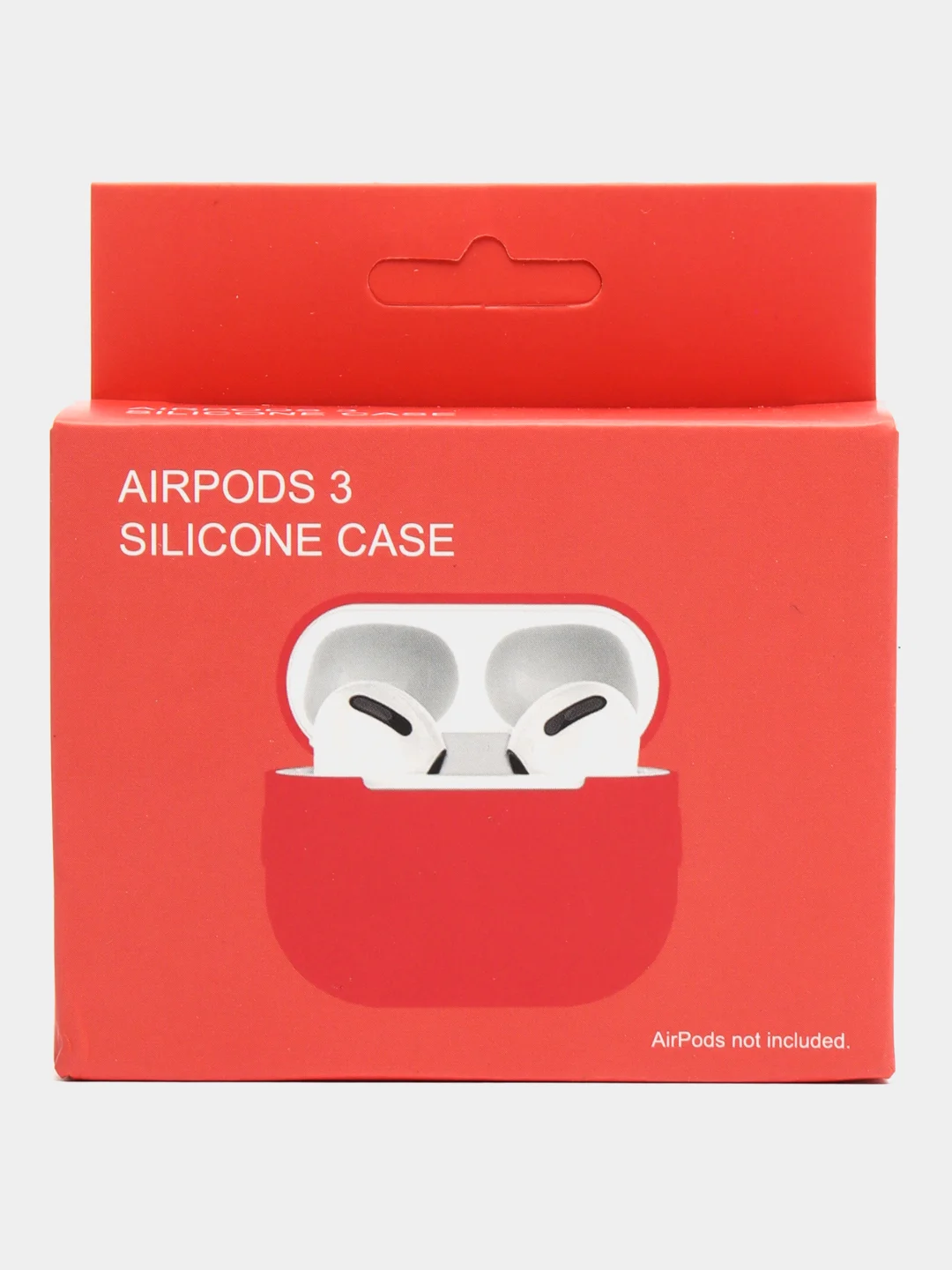 Красный силиконовый чехол для наушников AirPods Pro 3 series
