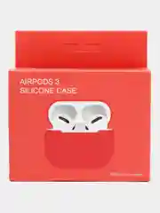 Красный силиконовый чехол для наушников AirPods Pro 3 series