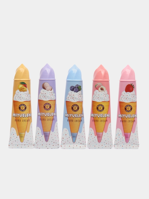 Крема для рук в форме мороженого. В наборе 5шт, 30mg