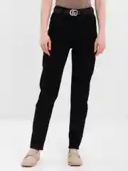 Черный джинсы женские mom fit с высокой посадкой, голубые и черные МОМ
