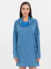 Голубой платье женское