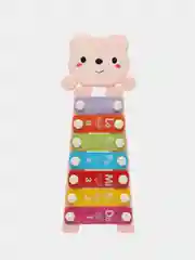 Коралловый игрушка музыкальная-металлофон, подарок к 8-му марта Музыкальная игрушка