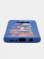 Синий меланж чехол Fifa 2018 для Samsung Galaxy j3 2018/j5 2018/j7 2017/s9/s8/s8 plus/A3 2017/A5 2017