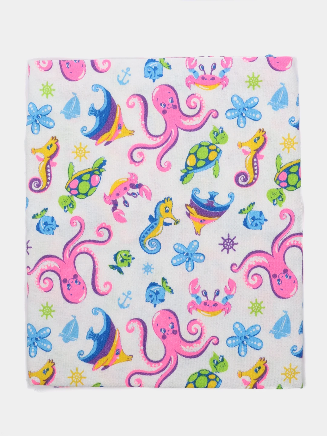 Кораллово-розовый пелёнка детская, фланелевая, хлопок, 75 х 120 см ( +/-3 см)