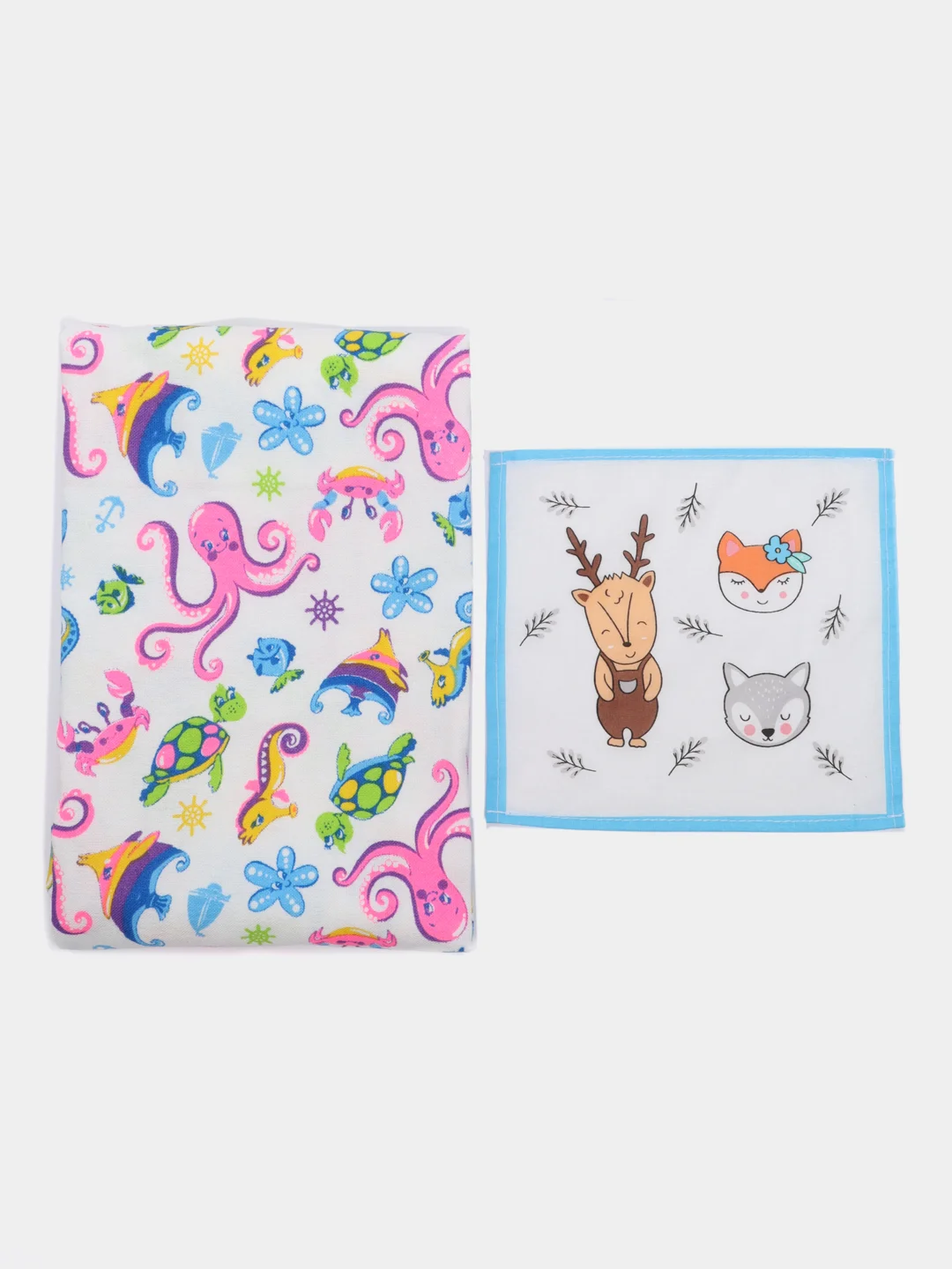 Кораллово-розовый пелёнка детская, фланелевая, хлопок, 75 х 120 см ( +/-3 см)
