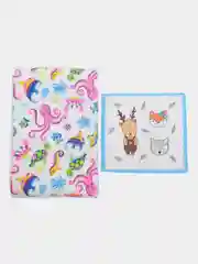 Кораллово-розовый пелёнка детская, фланелевая, хлопок, 75 х 120 см ( +/-3 см)
