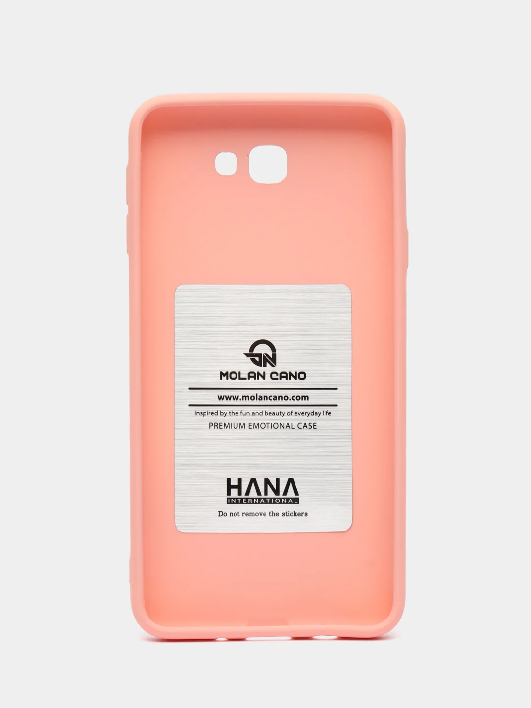 Розовый силиконовый чехол для Samsung Galaxy J7 Prime, G610 бампер Hana Molan Cano для смартфона