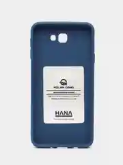 Синий силиконовый чехол для Samsung Galaxy J7 Prime, G610 бампер Hana Molan Cano для смартфона