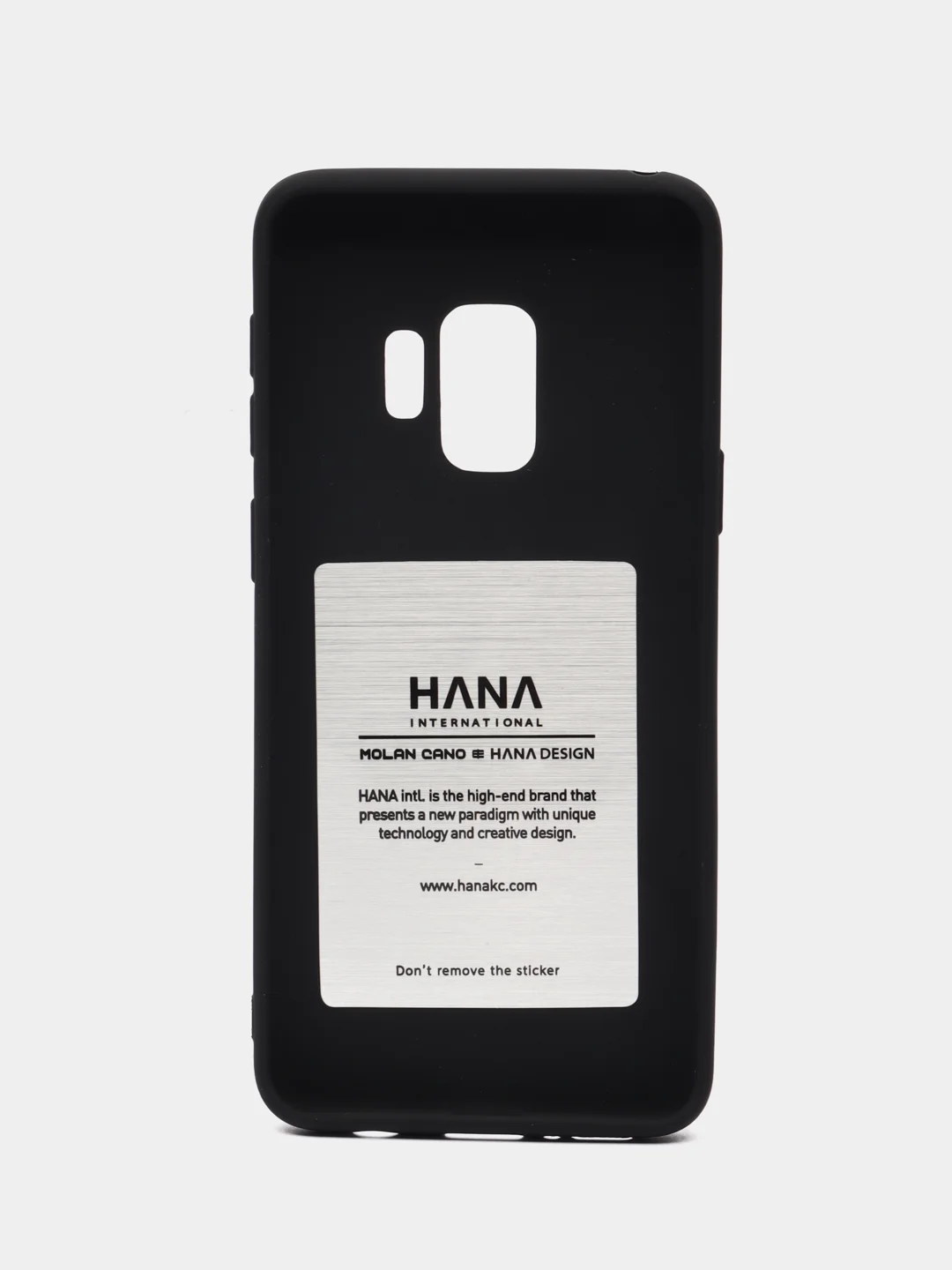 Черный силиконовый чехол для Samsung Galaxy S9, G960 бампер Hana Molan Cano для смартфона