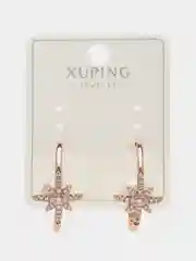 Золотой серьги Xuping гипоаллергенный медицинский сплав