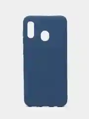 Синий силиконовый чехол для Samsung Galaxy A20, A30, бампер Hana Molan Cano для смартфона