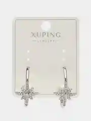 Золотой серьги Xuping гипоаллергенный медицинский сплав