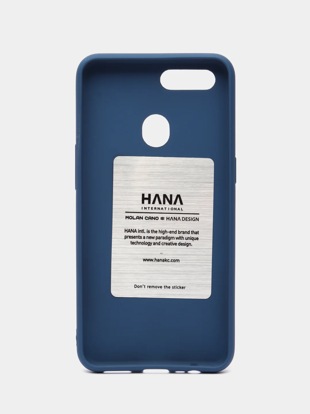 Синий силиконовый чехол для OPPO A5, Oppo A3s бампер Hana Molan Cano для смартфона