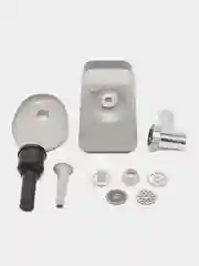 Серый мясорубка BQ MG2006, ФУНКЦИЯ РЕВЕРС, 5 НАСАДОК, МОЩНОСТЬЮ 2100 Вт